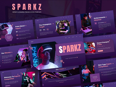 Sparkz - Esport & Gaming Presentation Template