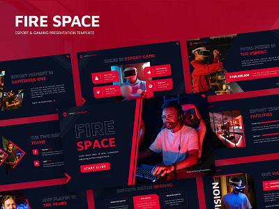 Fire Space - Esport & Gaming Presentation Template