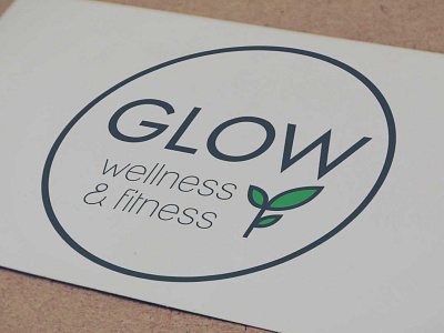 LOGO - GLOW design fitness icon logo logo design