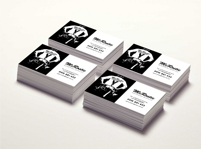 BUSINESS CARD - MCROSTIE RENDERING business card design graphic design logo design