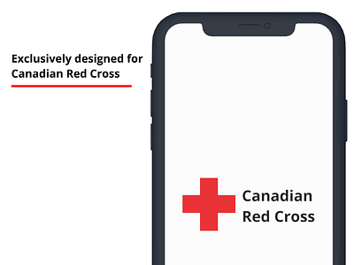 App design for Canadian Red Cross