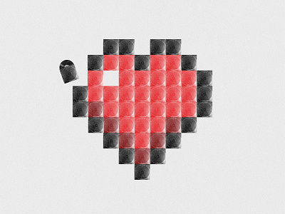 Valentines mix cover heart illustration mixcloud music pixel art valentines vinyl