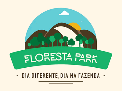 Floresta Park - Looped Logo Animation after effects animation flat gif logo loop motion