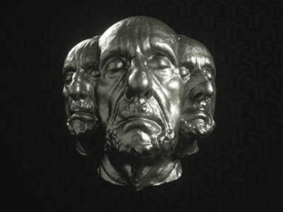 Tripppld 3d art black and white c4d cinema4d creative dark design motion motion graphics