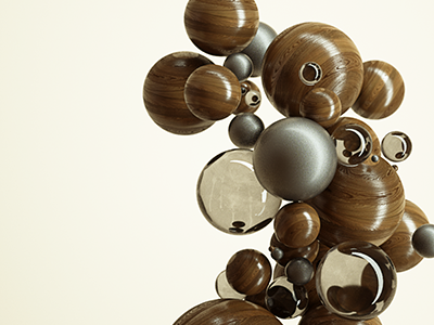 CnM/#1 3d art c4d cinema4d creative design glass materials metal motion motion graphics wood