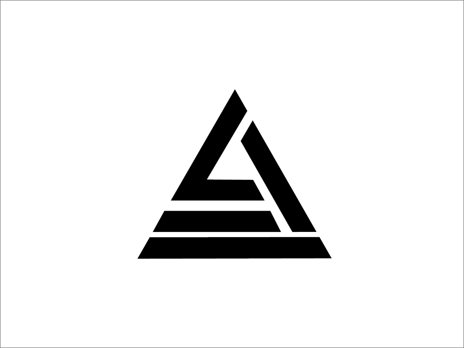 type A shape logo design by Mhammad idrees on Dribbble