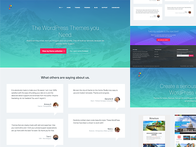 Freebie Redesign Celebration - FREE Premium WordPress Theme colorful free freebie gradient icypixels redesign theme ui wordpress