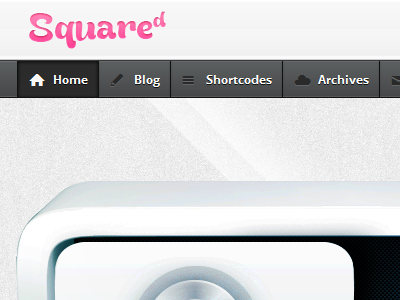 Squared - Home entypo icons premium theme themeforest ui wordpress