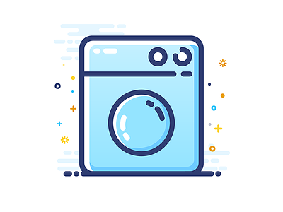 Washing machine design gui icon illustrator mbe ui washer washing machine
