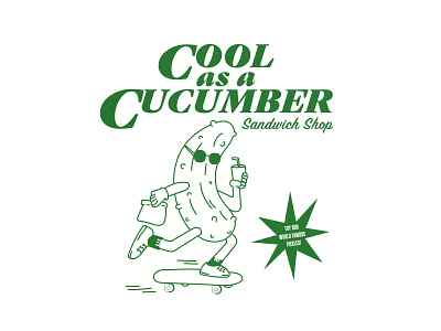 Cool as a Cucumber Logo