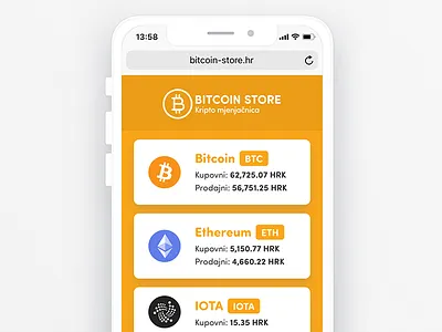 Bitcoin Store app bitcoin blockchain crypto ethereum store ui web