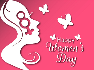 Happy Womens Day design design art graphic design illustration logo typography womens day