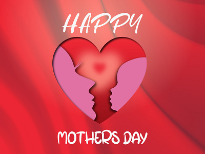 Happy Mothers Day design graphic design illustration logo typography