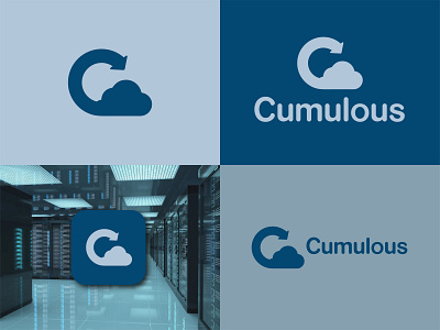 Cumulous Logo branding design graphic design illustration logo typography