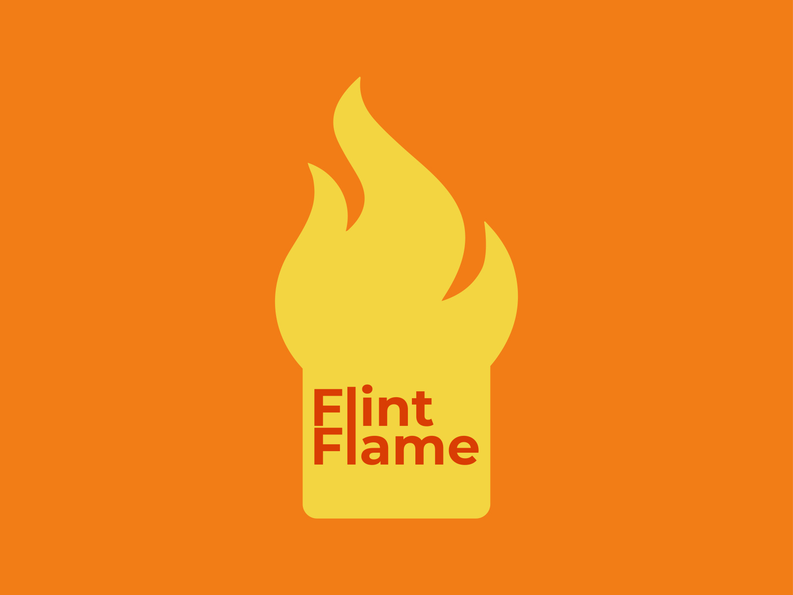 Flint Flame Logo by 𝗝𝗮𝗵𝘃𝘆• 𝗚𝗿𝗮𝗽𝗵𝗶𝗰 𝗗𝗲𝘀𝗶𝗴𝗻𝗲𝗿 on Dribbble