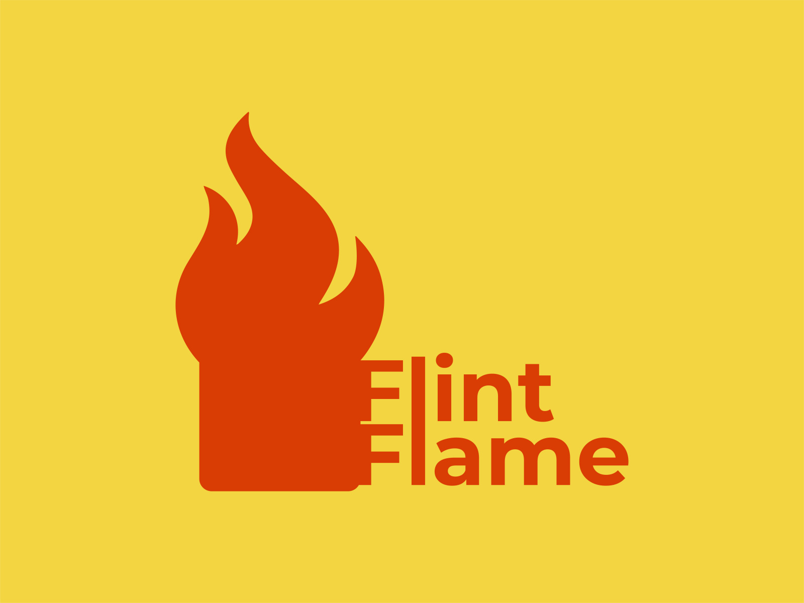 Flint Flame Logo by 𝗝𝗮𝗵𝘃𝘆• 𝗚𝗿𝗮𝗽𝗵𝗶𝗰 𝗗𝗲𝘀𝗶𝗴𝗻𝗲𝗿 on Dribbble