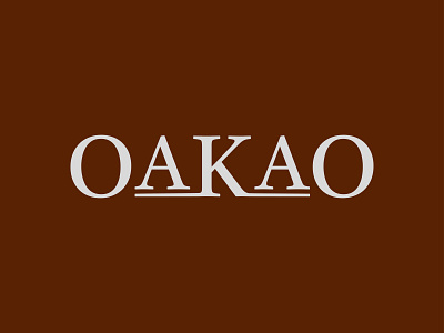 Oakao Logo Design branding design graphic design illustration logo typography
