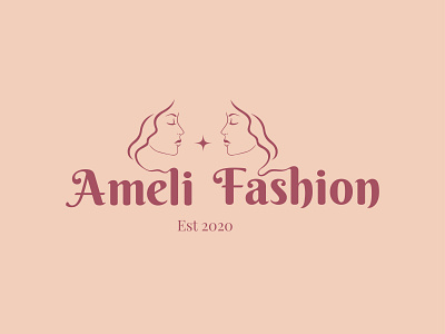 Ameli Fashion Logo Design branding design graphic design illustration logo typography