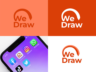 We Draw Logo Design