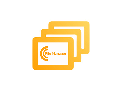 CC File Manager branding design graphic design illustration logo typography