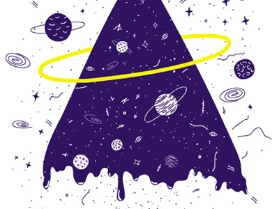 More news from nowhere cosmos hipster illustration space universe vector