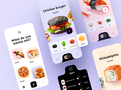 Online Food Delivery App by Julia Zinchenko 🇺🇦 on Dribbble