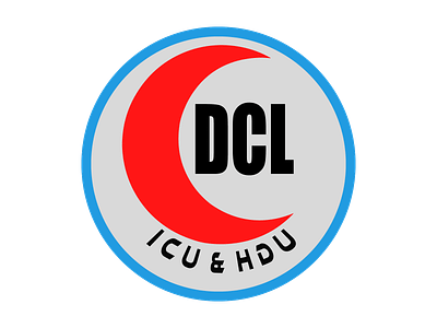 DCL ICU & HDU Logo branding design graphic design icon logo logo logo design modern logo vector