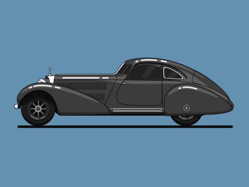 1939 Mercedes-benz 540K by Jony on Dribbble