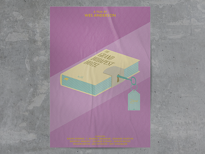 Grand Budapest Hotel - Poster 2014 design illustration poster vector