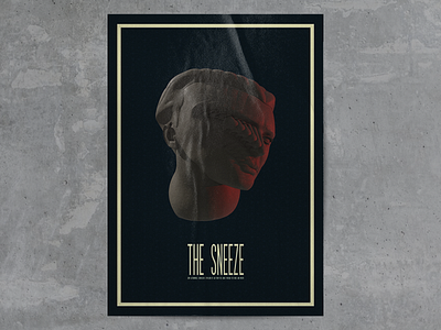 The Sneeze - poster 3d design illustration poster