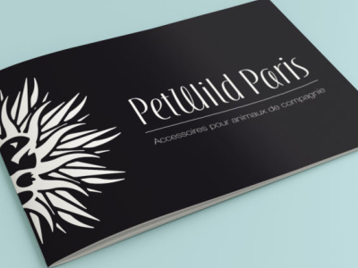 PetWild Paris brochure catalog catalogue design graphic design print édition