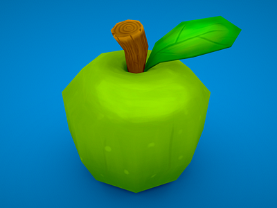Stylized apple