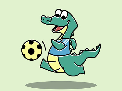 Crocodile Alligator Football friendly