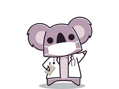 Adorable Koala Doctor