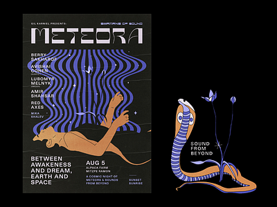 Meteora art branding color design digital graphic design illustration logo poster poster design re relevant