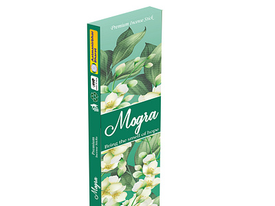 Mogra Incense Stick pack design branding design graphic design packing