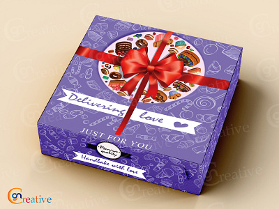 Cake Box Design branding design graphic design illustration packing