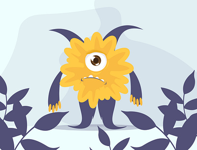 Monster Character design graphic design illustration vector