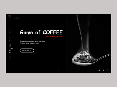 Coffee Landing page