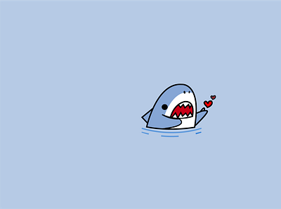 Shark animation graphic design illustrator