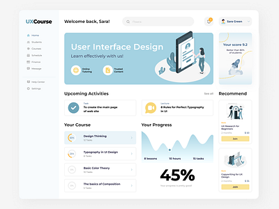 E-learning Dashboard