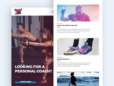 Mobile Design for Sports Website app fitness sport sports ui ux web