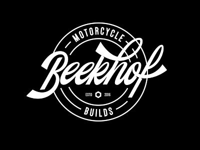 Beekhof Logo branding lettering logo typography