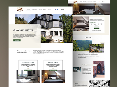 Auvieuxmouton.be Bed and Breakfast webdesign adobe xd branding elementor ui web webdesign wordpress