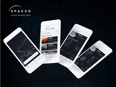#SPACEDchallenge app booking design iphone space spacedchallenge travel ui ux