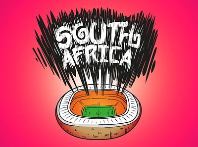 South Africa - Adidas Office adidas calligraphy football graphic design icon illustration j.tito gouveia jtitogouveia south africa typography world cup