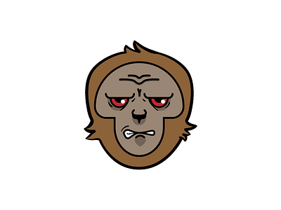 Monkey T Paint graphic design illustration jtgouveia jtitogouveia monkey