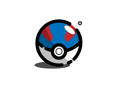 Pokeball Greatball graphic design icon jtitogouveia pokeball pokemon