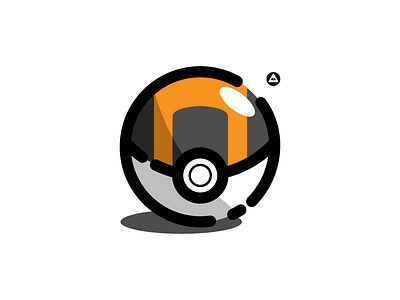 Pokeball Ultraball graphic design icon jtitogouveia pokeball pokemon