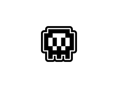 8bit Skull 8bit graphic design icons jtitogouveia skull